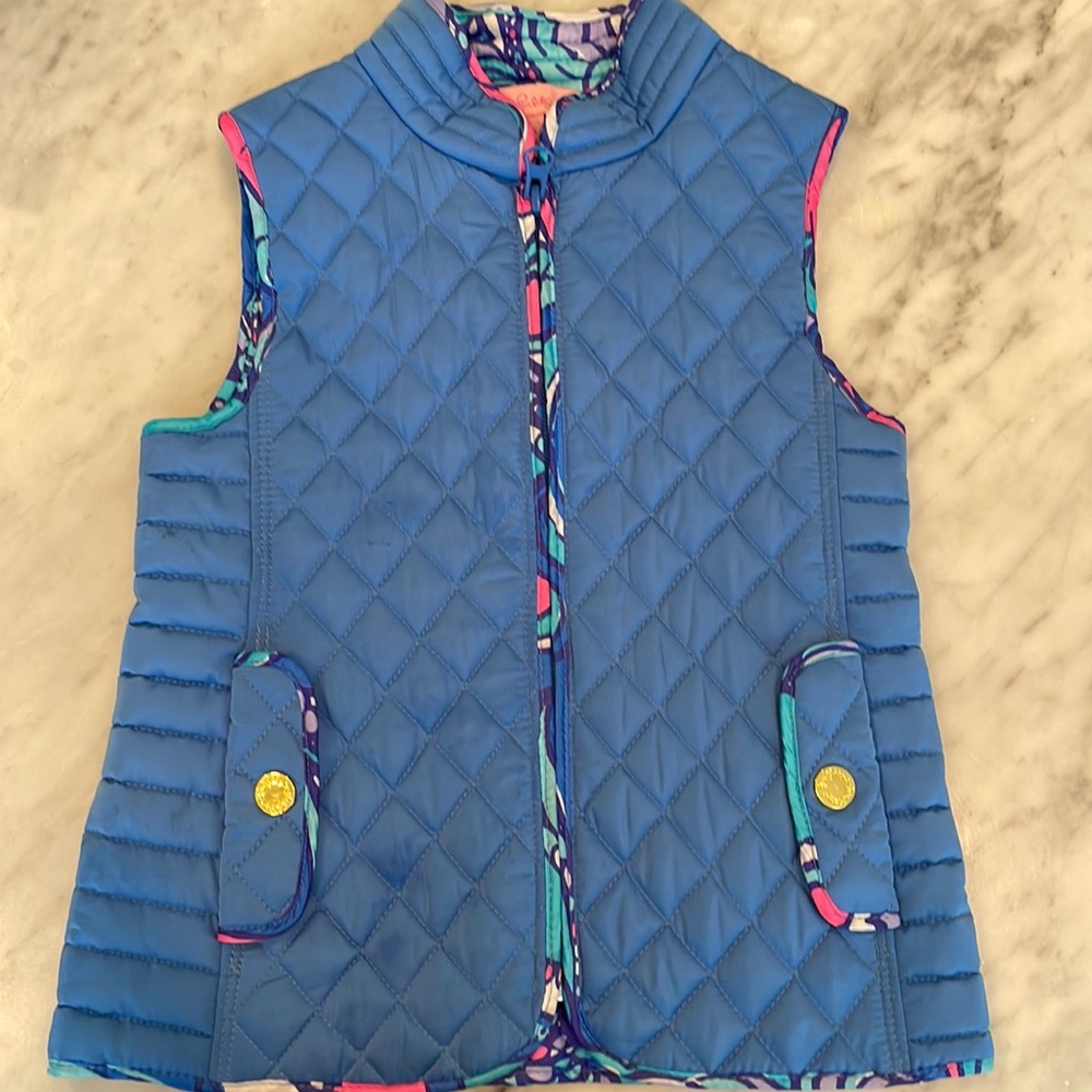 Lilly Pulitzer girl vest size 4-5